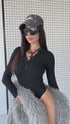 Bodysuit "AMBER FALL" RT118 – Black